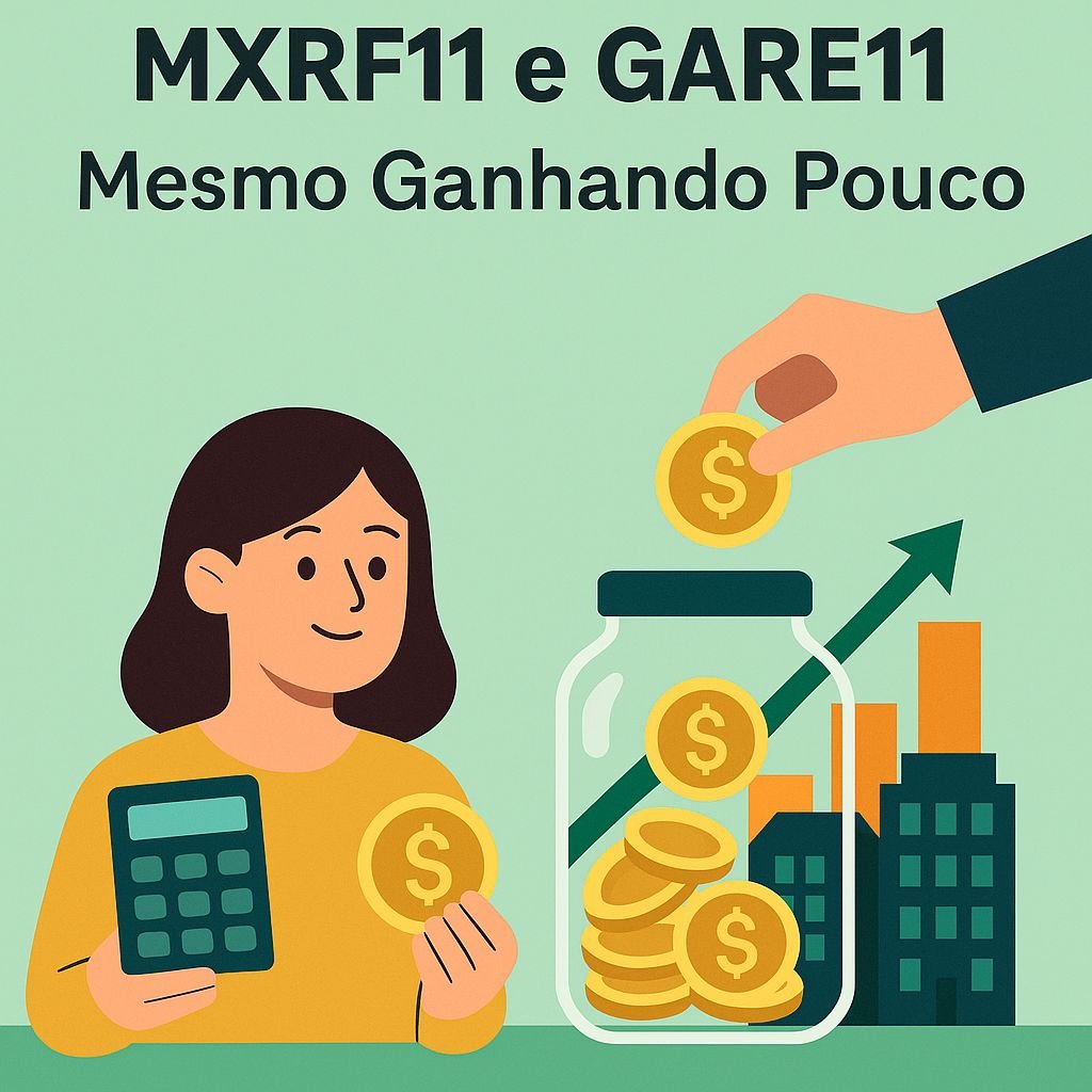Como Investir com Pouco Dinheiro: MXRF11 e GARE11
