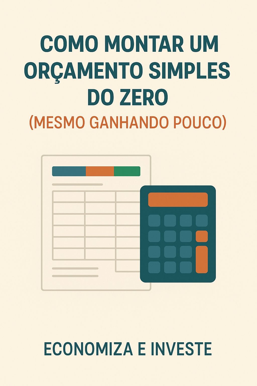 Como Montar um Orçamento Simples do Zero (Mesmo Ganhando Pouco)